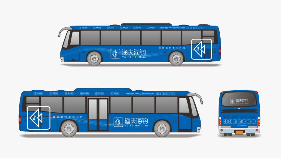 海釣旅游公司標志設計_logo設計_VI設計_網站設計